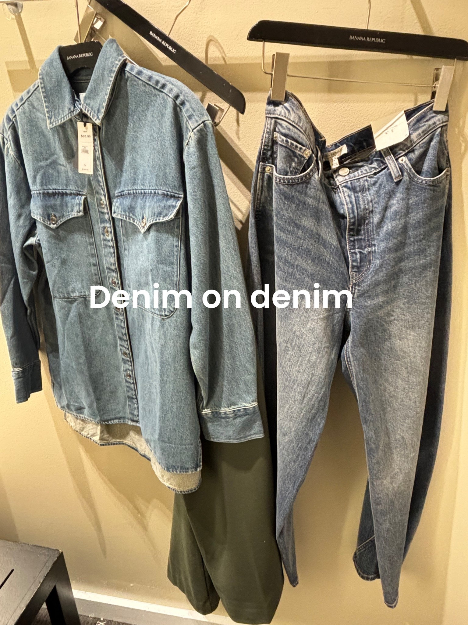 Denim on denim barrel jeans denim shirt #style #fashion #denim #jeans #nyc #casual #outfit 

#LTKootd #LTKWorkwear #LTKOver40