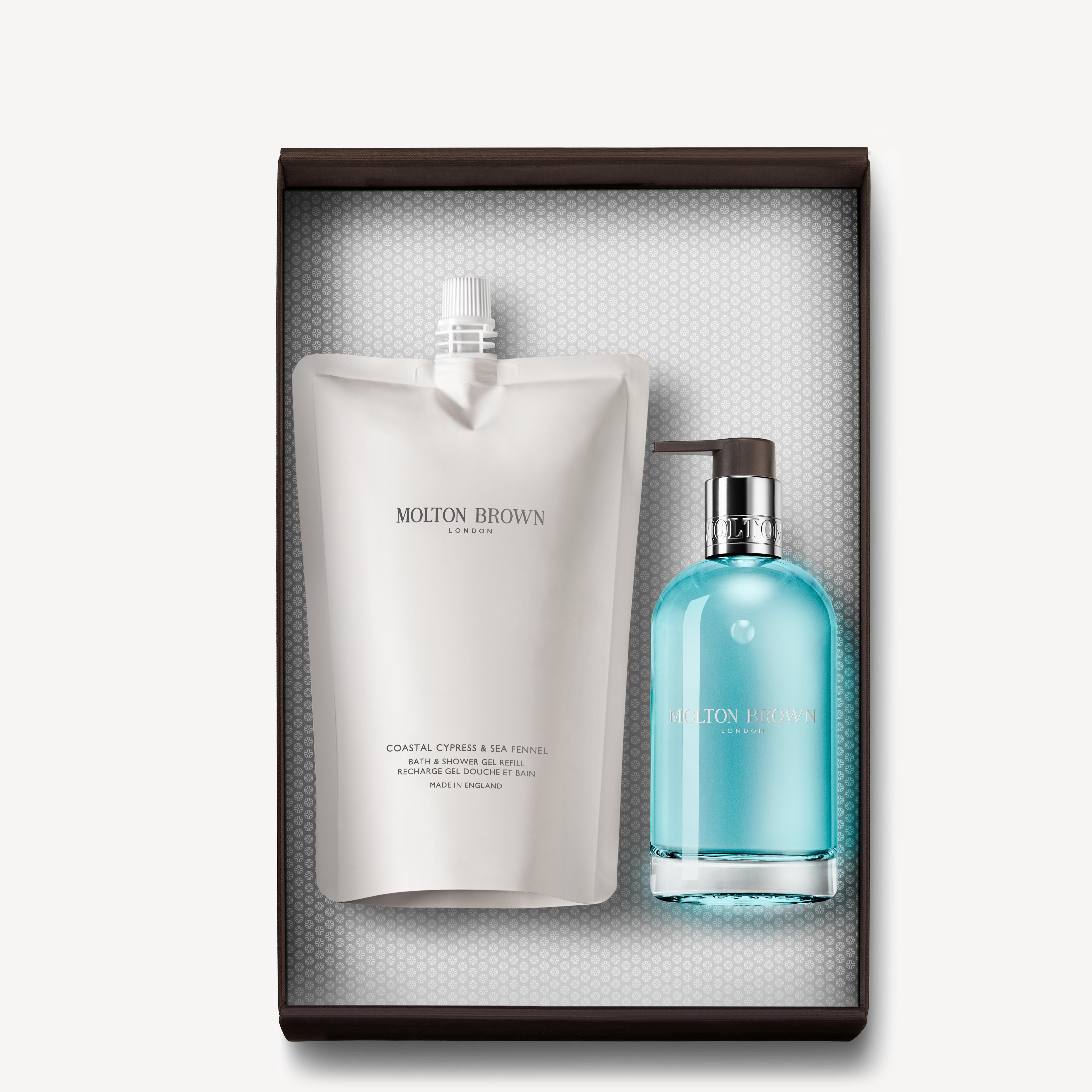 Coastal Cypress & Sea Fennel Hand Wash Refill Bottle Gift Set | Molton Brown (UK)