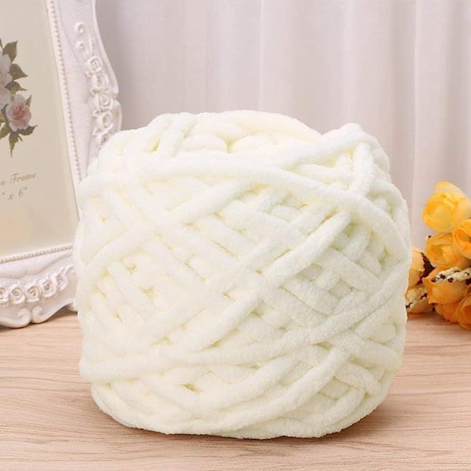 Amrka 100g/1ball Soft Cotton Hand Knitting Yarn Super Chunky Bulky Woven Worested Yarn for Croche... | Amazon (US)