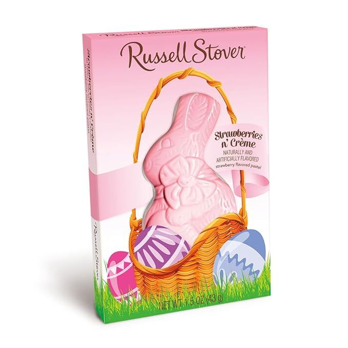 Russell Stover Strawberries 'n Creme Easter Rabbit, 1.5 oz. Box | Amazon (US)