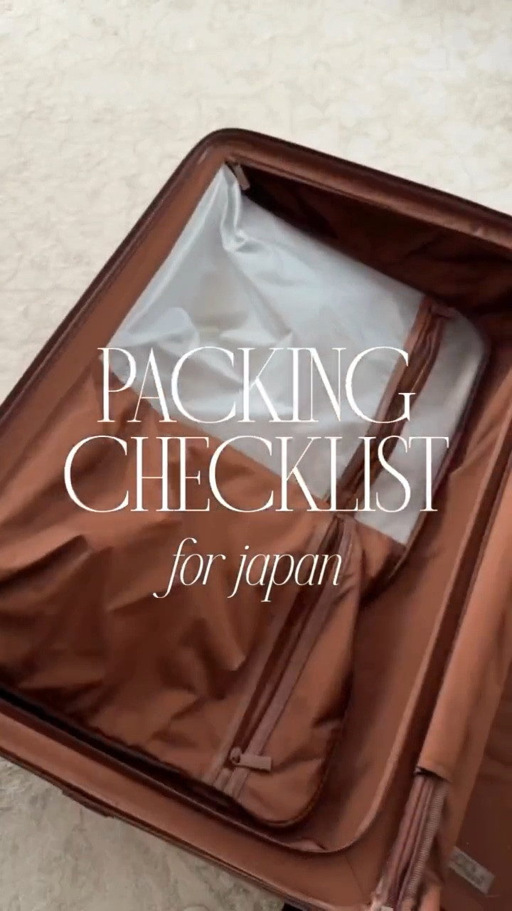 Packing checklist for Japan 🙌🏼 #stylinbyaylin #aylin #whattopack #japan 

#LTKSeasonal #LTKTravel #LTKgrwm