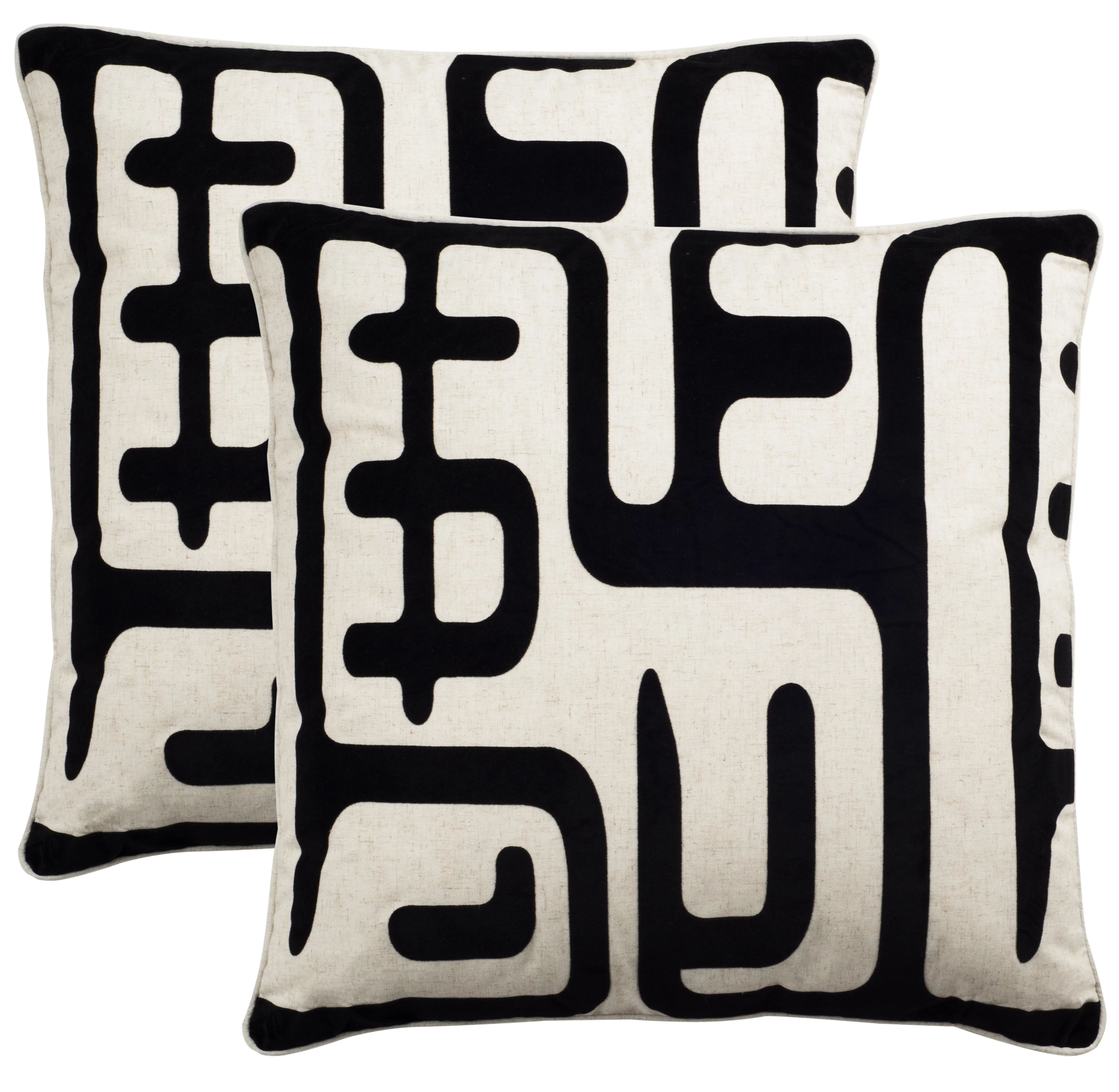 Safavieh Maize Geometric Pillow, Set of 2 | Walmart (US)