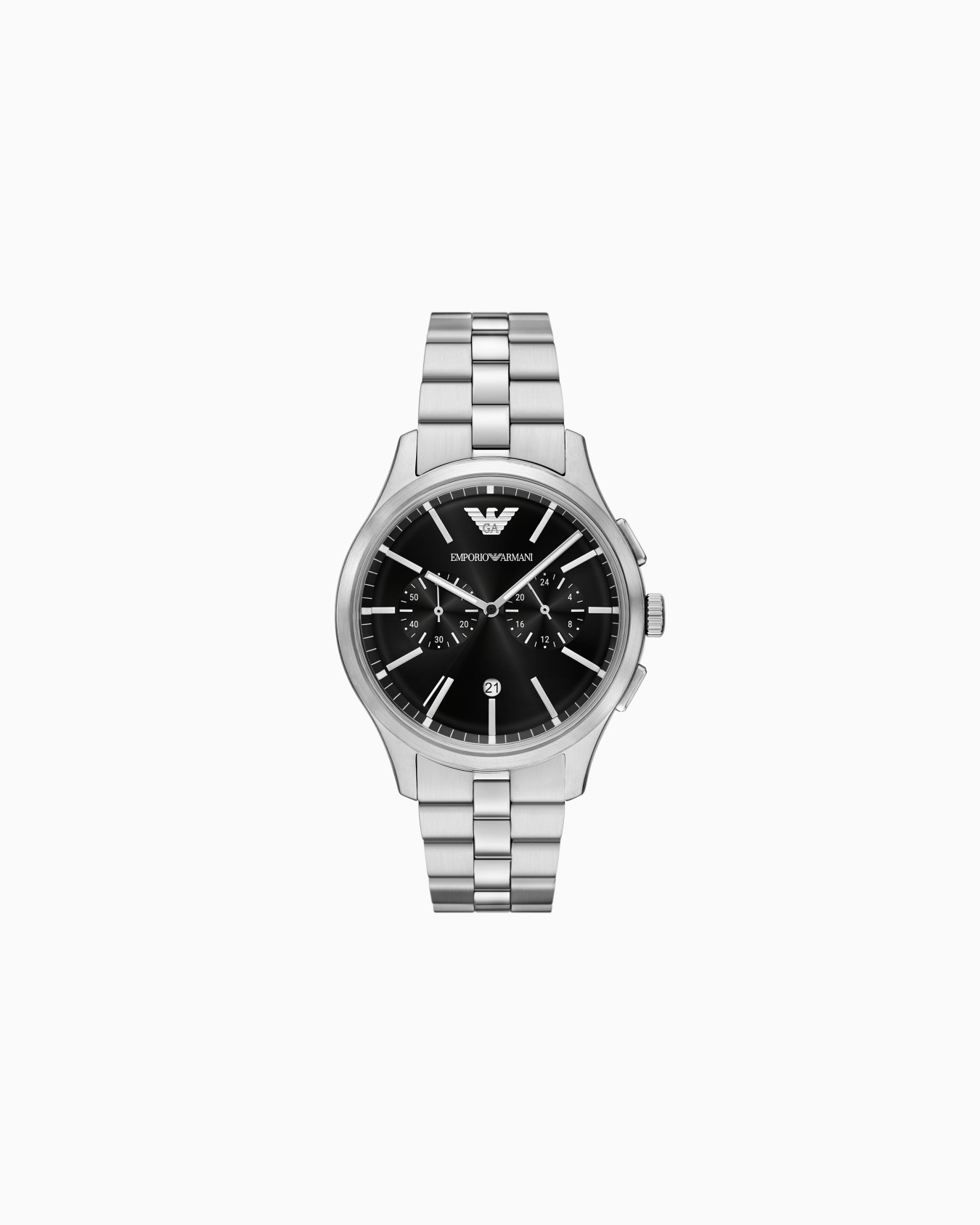 Chronograph Stainless Steel Watch | Armani UK