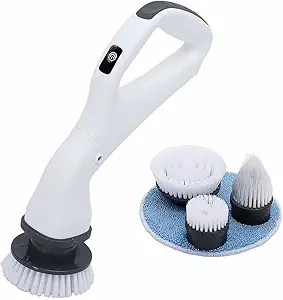 4 in 1 Cordless Electric Spin Scrubber Drill Brush Set Handheld Power Drill Cleaning Tool Kits fo... | Amazon (US)
