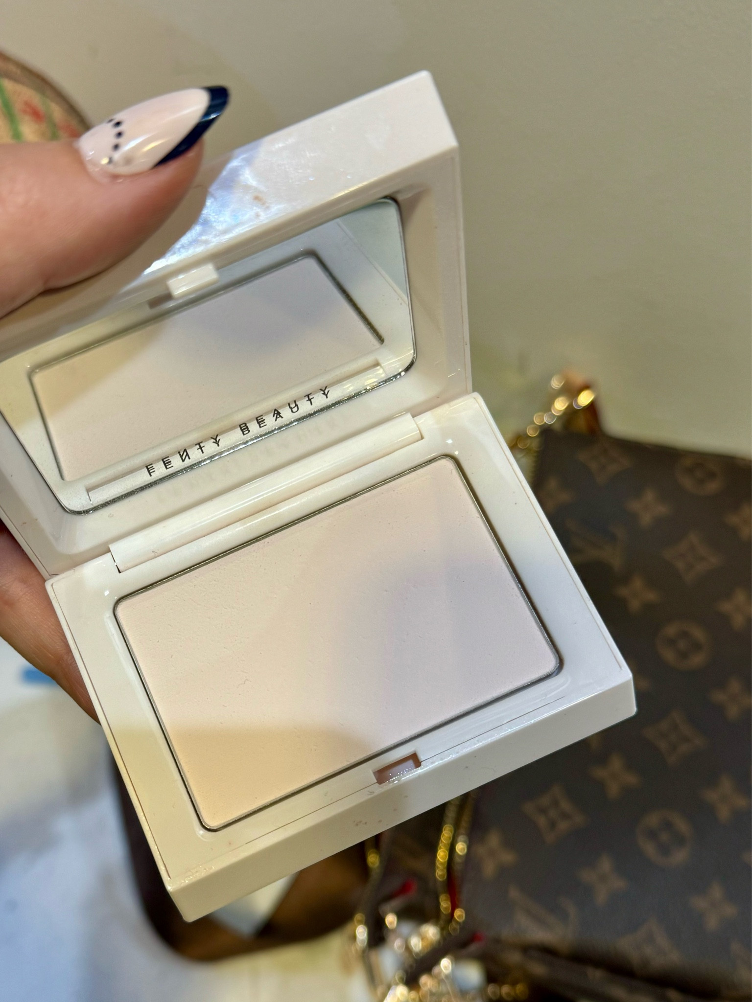 Feeling a little too shiny or oily across the day?? I love this lightweight pressed powder- and perfect for all skin tones! 

Humidity? Grab this! Oily T Zone? Your savior! Setting cream products? The best! Textured skin? Your new best friend! 

P.S. adding an extra product that I love- my favorite blurring pore filling primer + my goto full coverage concealer 

#LTKstyletip #LTKfindsunder50 #LTKbeauty