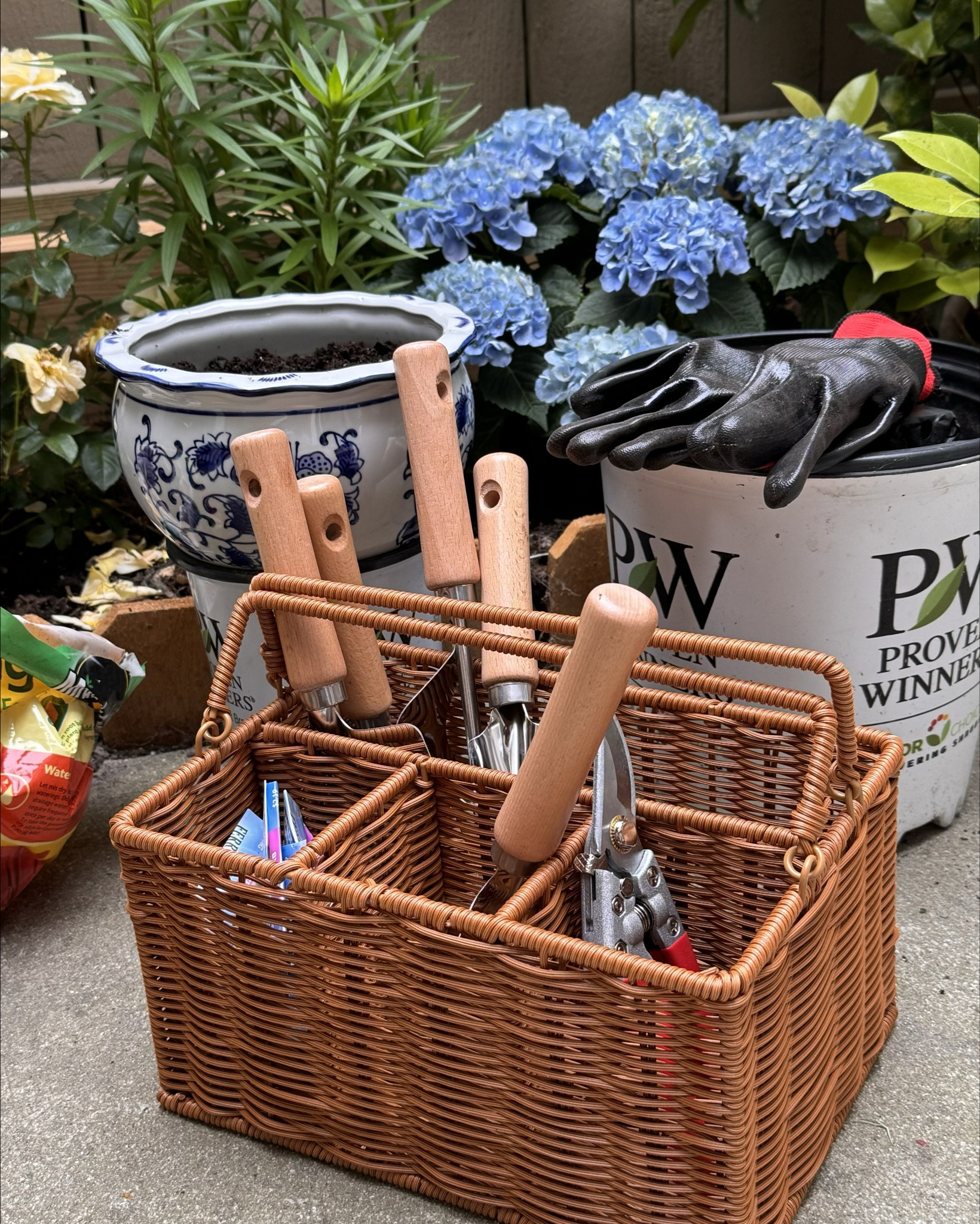 My perfect basket with the perfect tools to start my dreamy little garden 🌷🪻🐝
I love how easy is to carry my gardening tools around.
the basket kit have such the perfect tools that I need. 🧺 

#LTKSeasonal #LTKhome #LTKsalealert