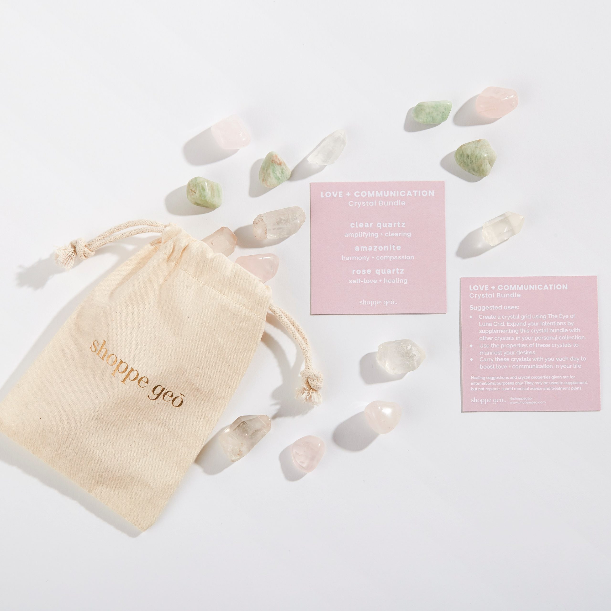 Love + Communication Crystal Bundle | Shoppe Geo