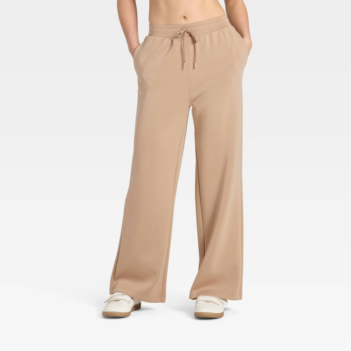 Women's Airy Sleek Wide Leg Sweatpants - All In Motion™ | Target
