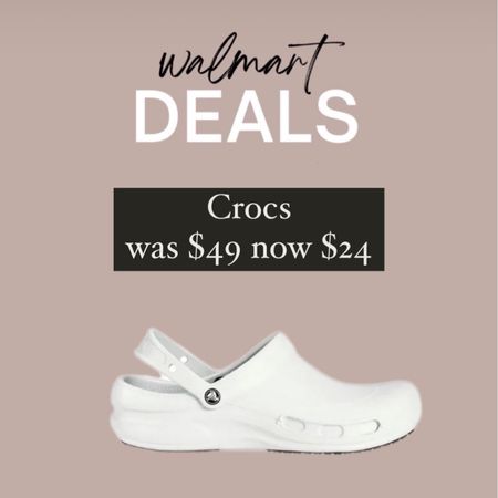 Walmart deals now $24 crocs

#LTKFindsUnder50 #LTKSaleAlert #LTKShoeCrush