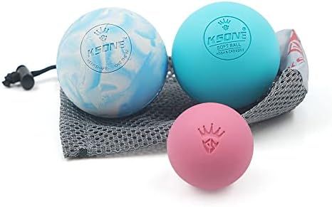 KSONE Lacrosse Massage Ball Set - Muscle Massage Roller- Deep Tissue Balls -Hard and Soft Massage... | Amazon (US)