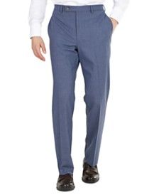 Men's Classic-Fit Cotton Stretch Performance Dress Pants | Macys (US)