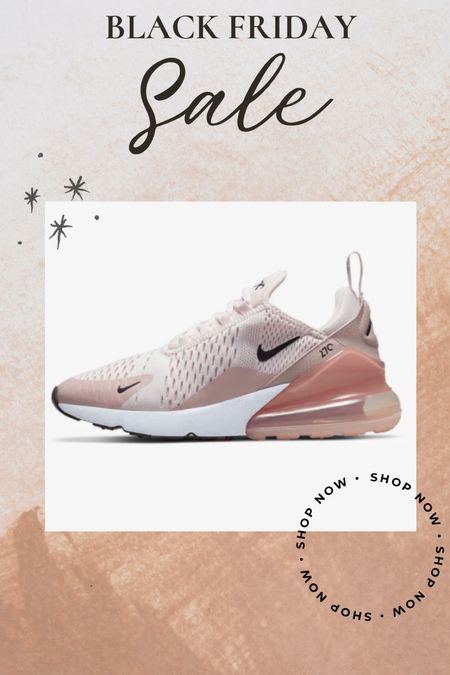 Nike Air Max 270! The pink color is on sale at Nike for $152 plus an additional 20% off with code BLACKFRIDAY making them $122 🙌🏼🙌🏼🙌🏼

#LTKCyberweek #LTKGiftGuide #LTKHoliday
