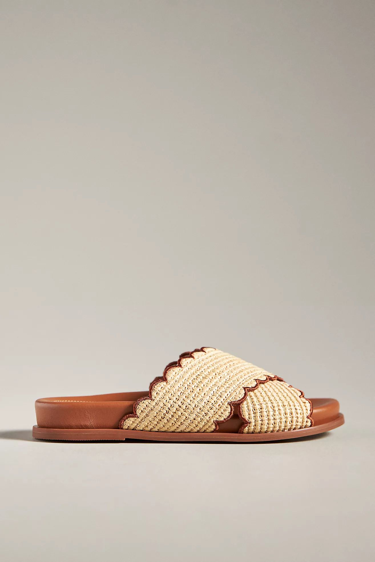 Maeve Scallop Banded Sandals | Anthropologie (US)