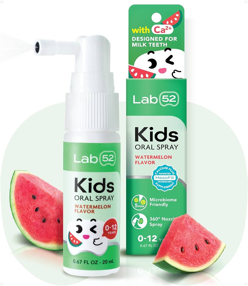 LAB52 Kids Oral Spray, Toddler Toothpaste Helper for Daily Oral Care and Fresh Breath, Children A... | Amazon (US)