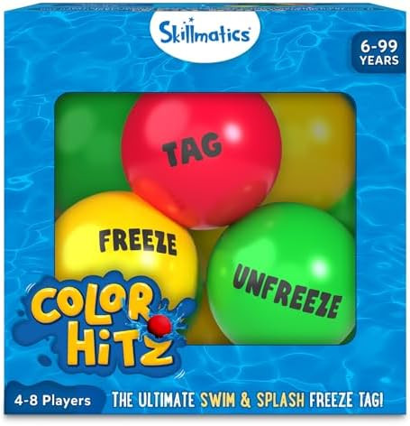 Skillmatics Color Hitz Pool Toys - Swim & Splash Freeze Tag, Perfect for Swimming Pool & Summer F... | Amazon (US)