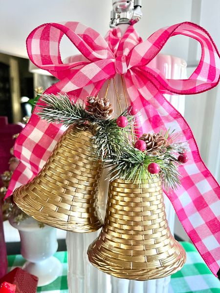 DIY Christmas bell ornament makeover- quick, easy, and inexpensive! 🔔🎀🔔
#walmartfinds #walmart #IYWYK

#LTKSeasonal #LTKhome #LTKHoliday