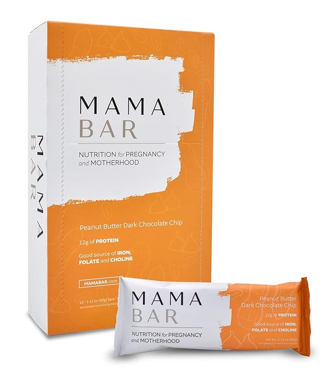 Mama Bar Pregnancy and Breastfeeding Nutrition Bar | High in Protein, Good Source of Iron, Suppor... | Amazon (US)