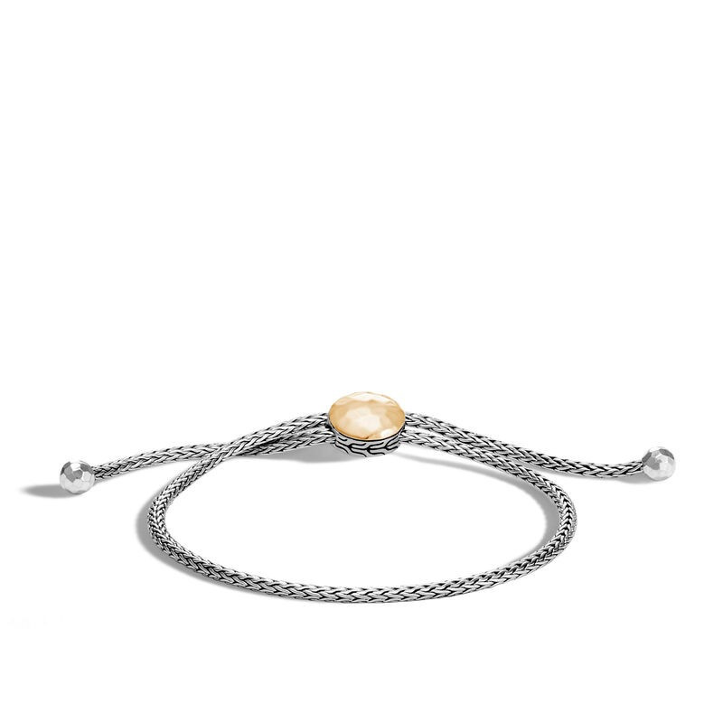 Classic Chain Hammered Pull Through Bracelet | John Hardy