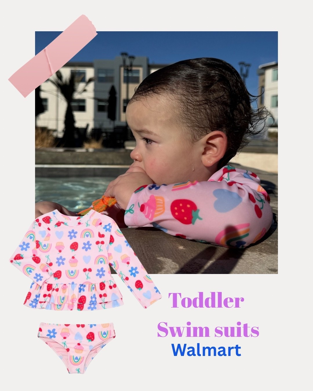 My favorite swimsuits for kids I have always gotten from Walmart and they’ve always been under $20. There’s so many different varieties. The type of swimsuit I found to be the easiest when it comes to toddlers is the two piece rash guard plus bottoms makes diaper changes a lot easier.  

#LTKdayinmylife #LTKTravel #LTKBaby