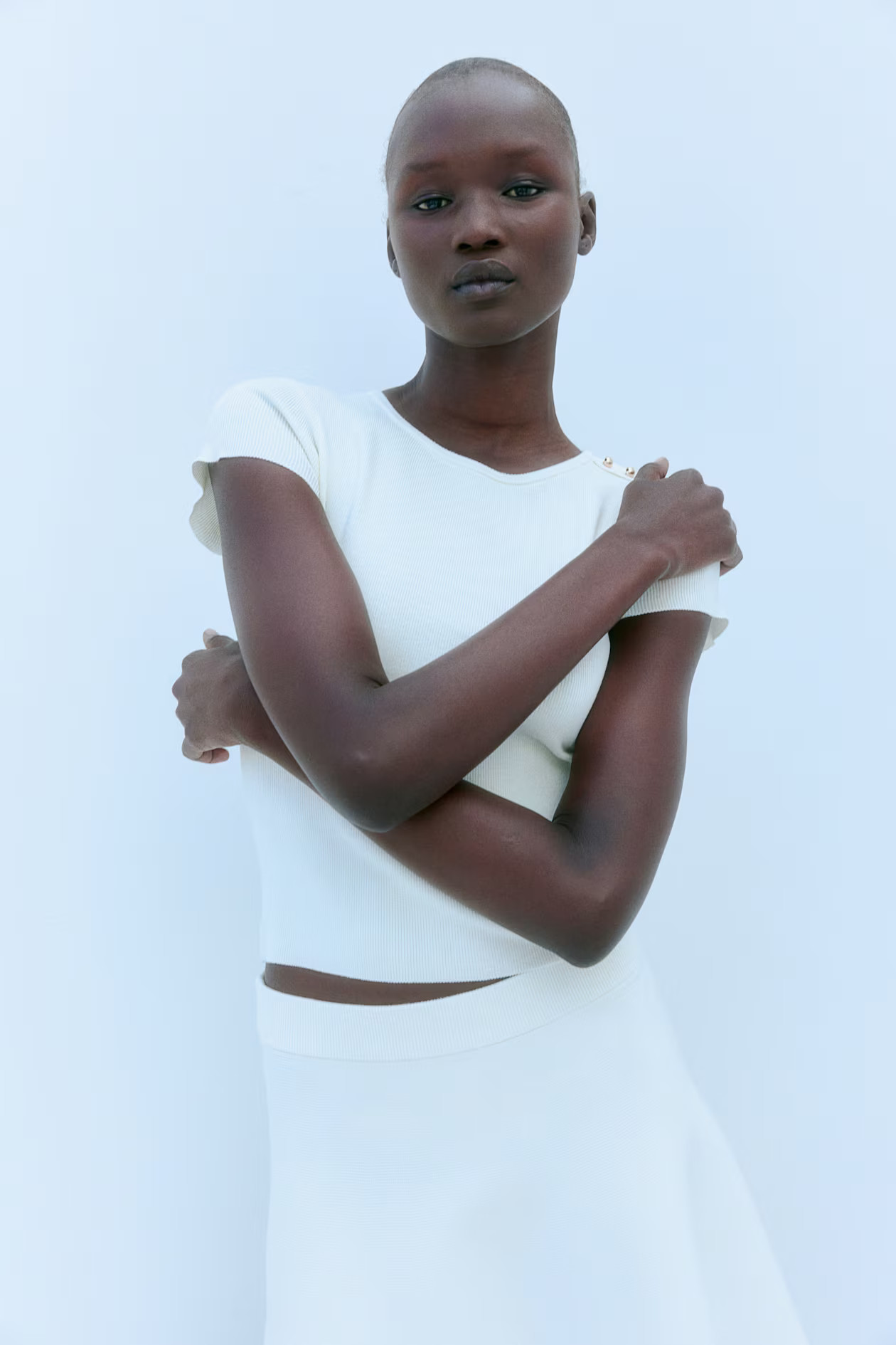 Button-detail top | H&M (UK, MY, IN, SG, PH, TW, HK)