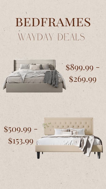 Bed frames WayDay deals

#LTKStyleTip #LTKHome #LTKSaleAlert