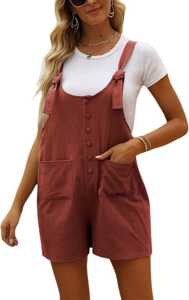 Casual Short Bib Overalls | Amazon (US)