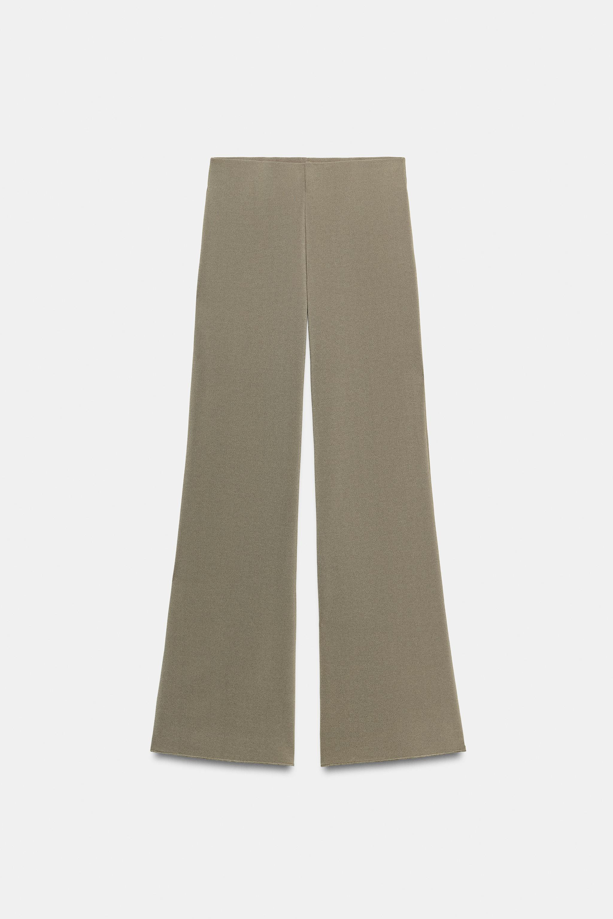 STRETCH WIDE-LEG TROUSERS | Zara UK