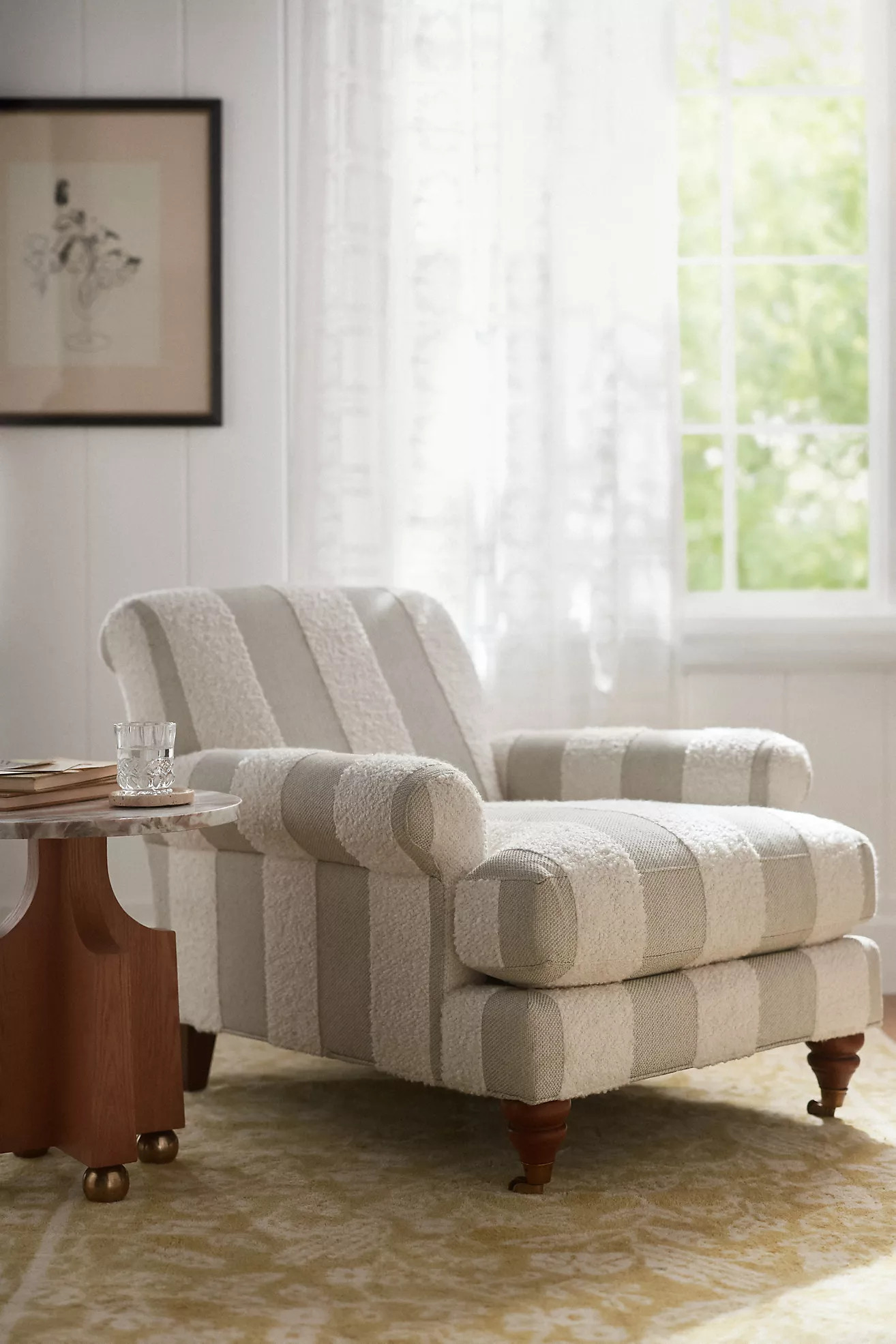 Cecilia Willoughby Boucl\u00e9 Armchair | Anthropologie (US)