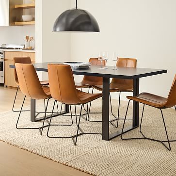 Tompkins Industrial Dining Table (74"–94") | West Elm (US)