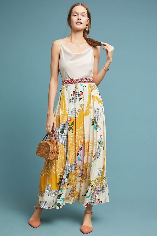 Mischa Maxi Skirt | Anthropologie (US)