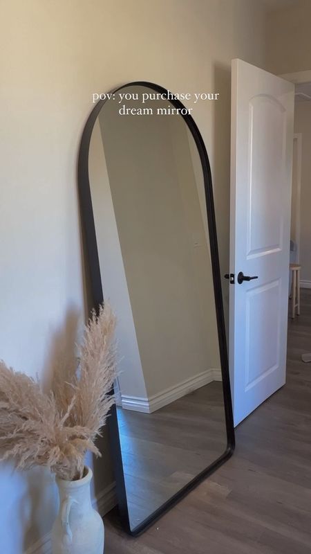 Arch mirror black trim

#LTKGiftGuide #LTKFind #LTKhome