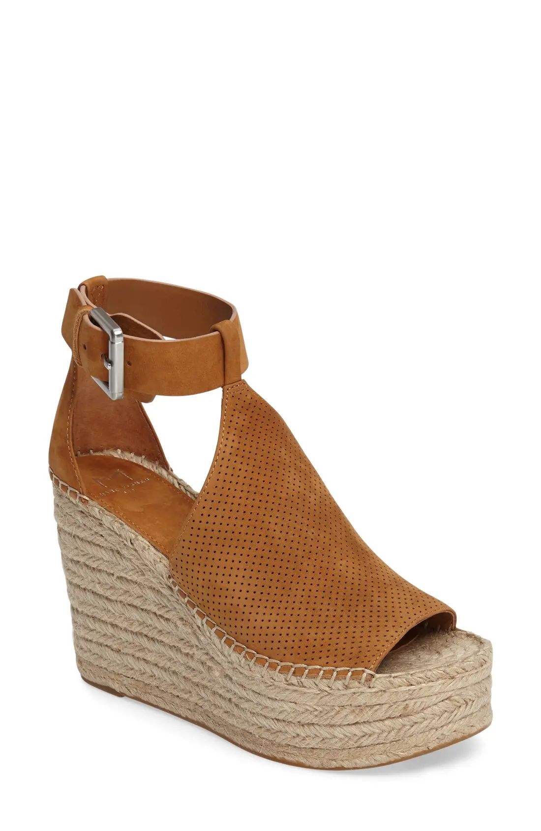 Annie Perforated Espadrille Platform Wedge | Nordstrom