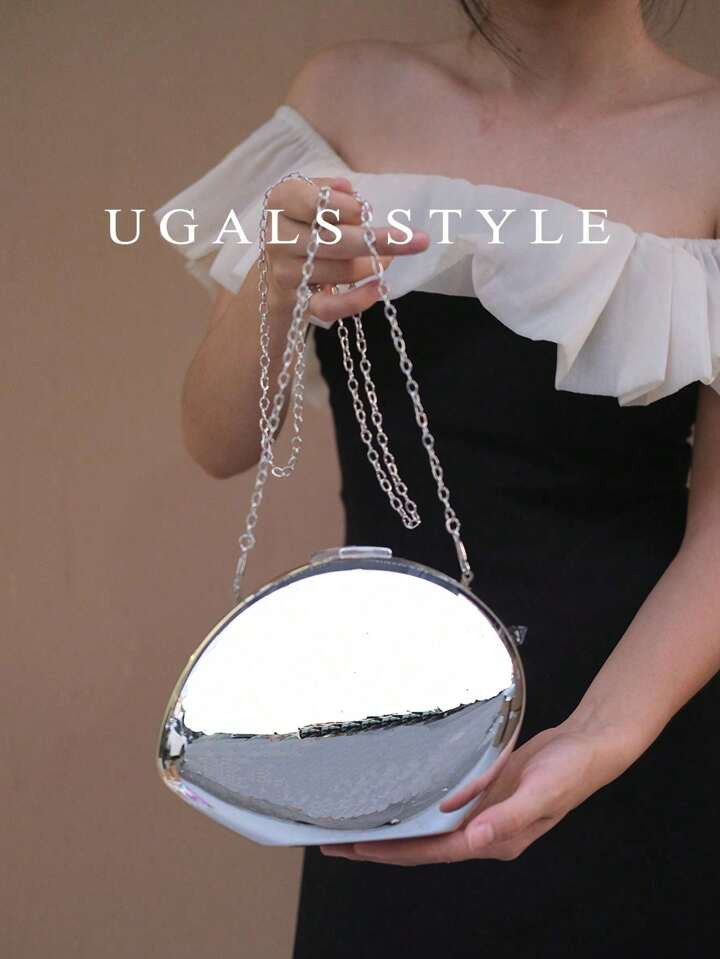 Luxury 2024 Women's Party Prom Shell Clip Box Evening Clutch Acrylic Transparent Clutch Waterproo... | SHEIN