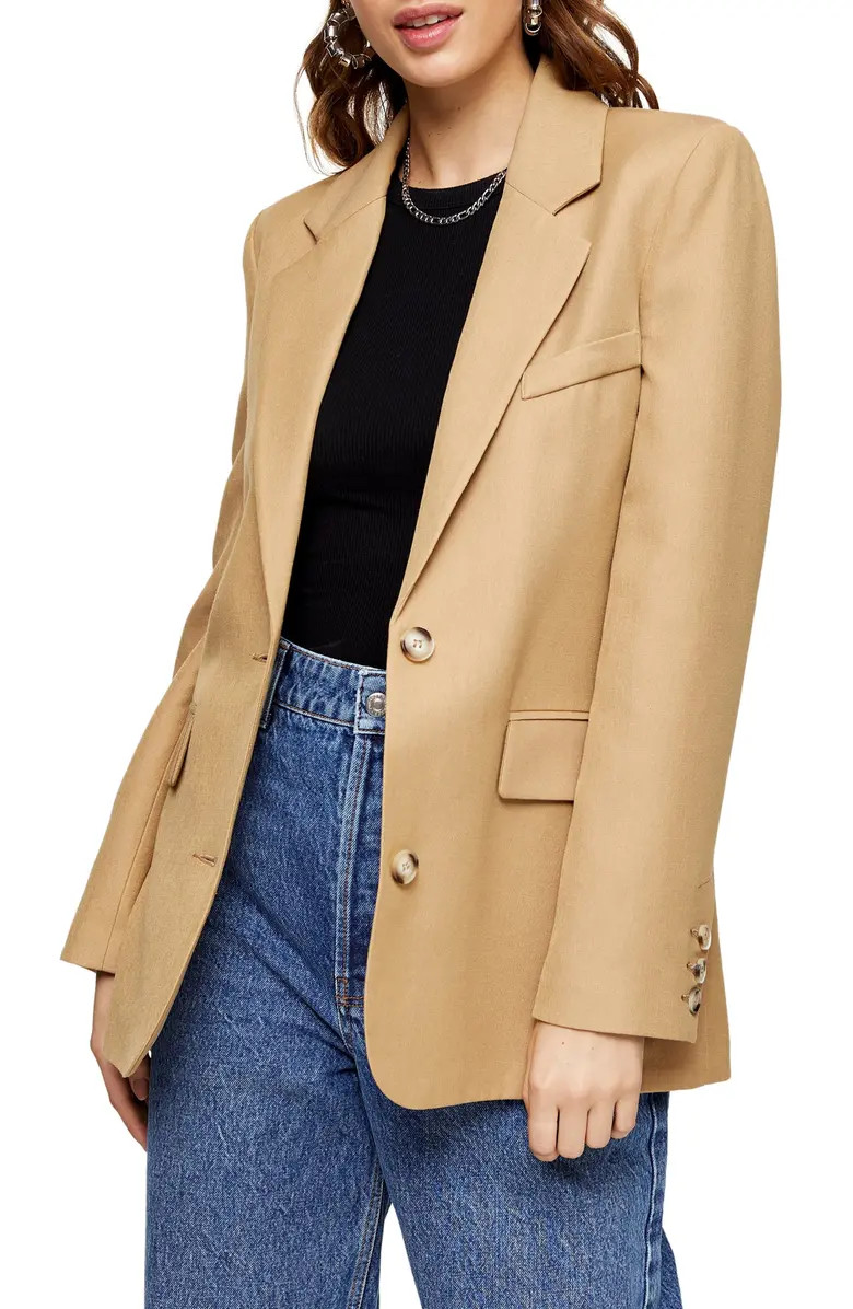 Single Breasted Girlfriend Blazer | Nordstrom