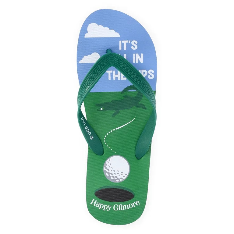 Happy Gilmore Men's Flip-Flops | Walmart (US)