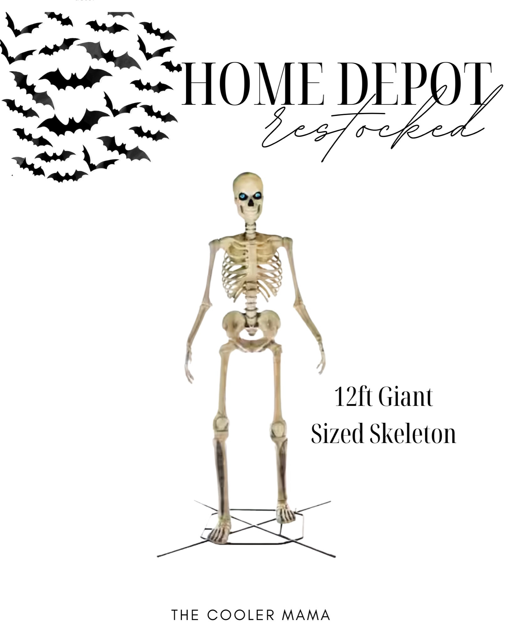 Giant skeleton restocked!! Will sell out again 

#LTKSeasonal #LTKFind #LTKhome
