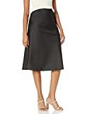 The Drop Women's Maya Silky Slip Skirt, Black, XL | Amazon (US)