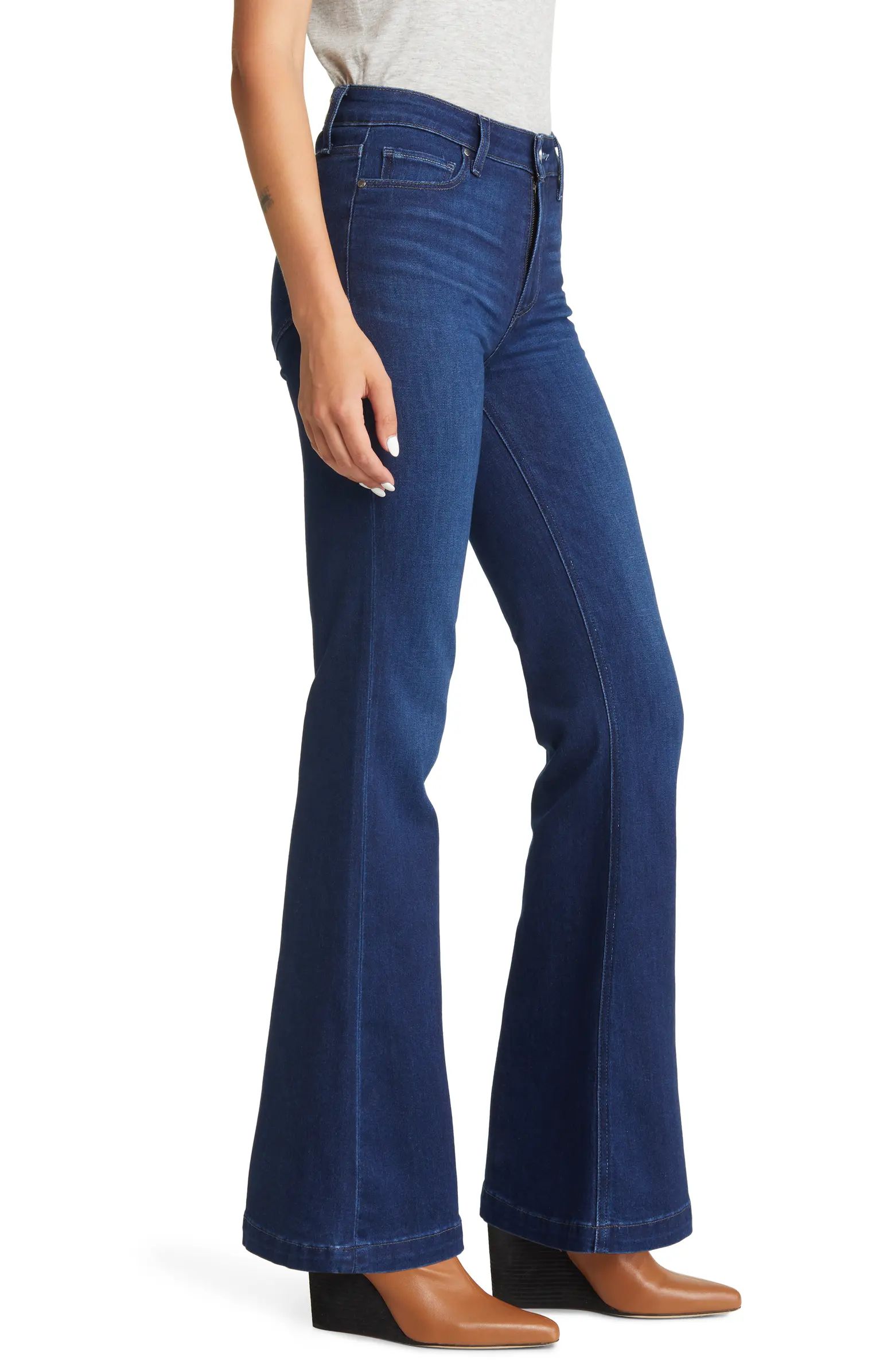 PAIGE Women's Genevieve High Waist Flare Jeans | Nordstrom | Nordstrom