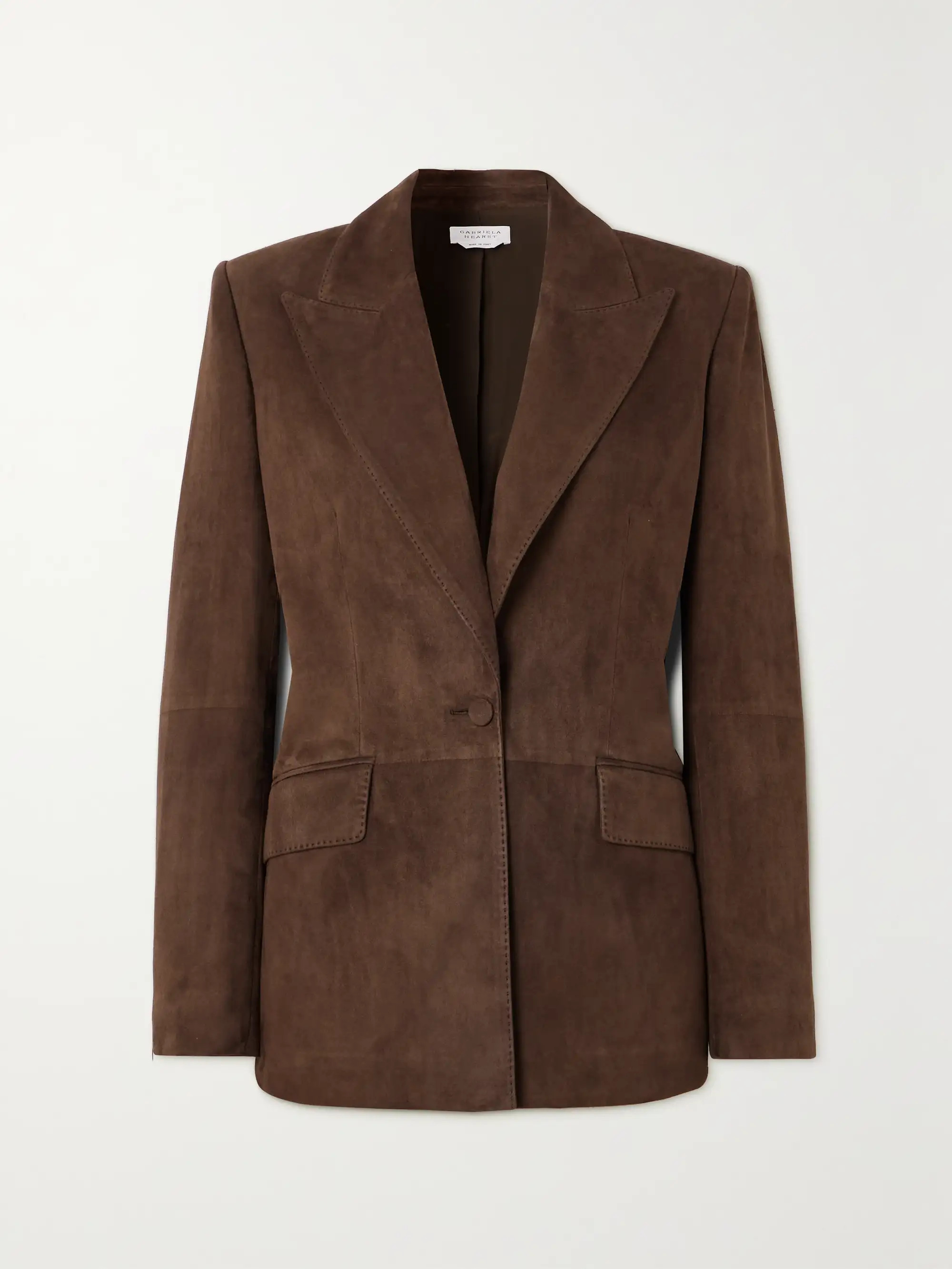 GABRIELA HEARST Leiva suede blazer | NET-A-PORTER | NET-A-PORTER (US)