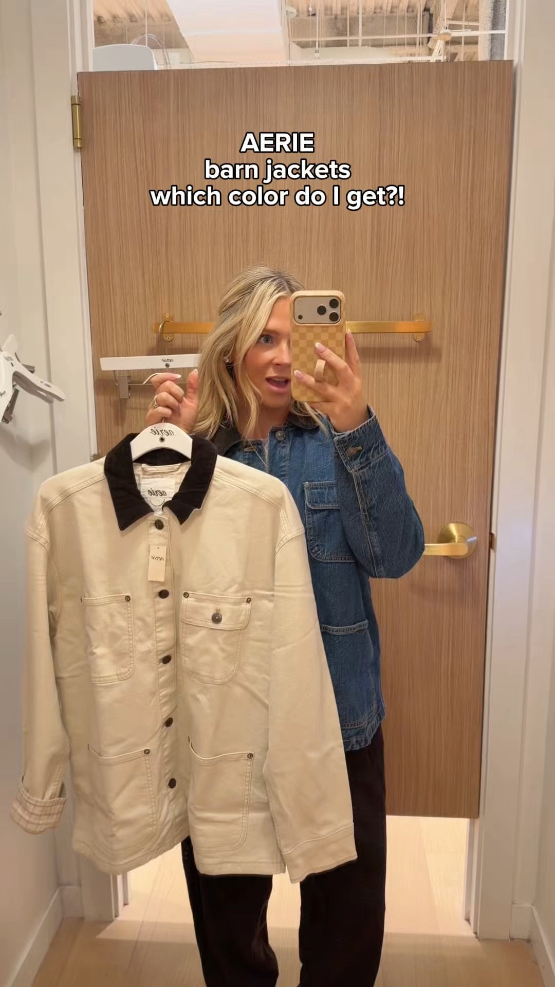 Included in the sale! Definitely a splurge but a staple for your fall wardrobe. Spoiled alert: I got the CREAM 🤎😍 size small! Use code STOCKNROLL

#LTKootd