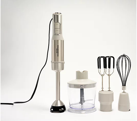 Good Housekeeping Immersion Blender with Attachments | QVC