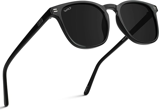 WMP Eyewear - Men's Polarized Modern Rounded Square Sunglasses | Amazon (US)