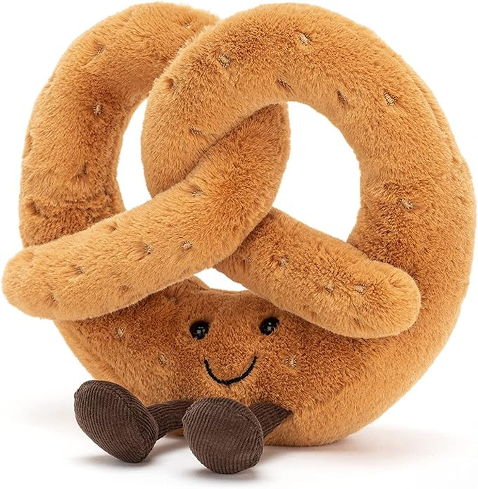 Jellycat Amuseables Pretzel Stuffed Toy, 7 inches | Food Plush | Fun Gift Idea | Amazon (US)