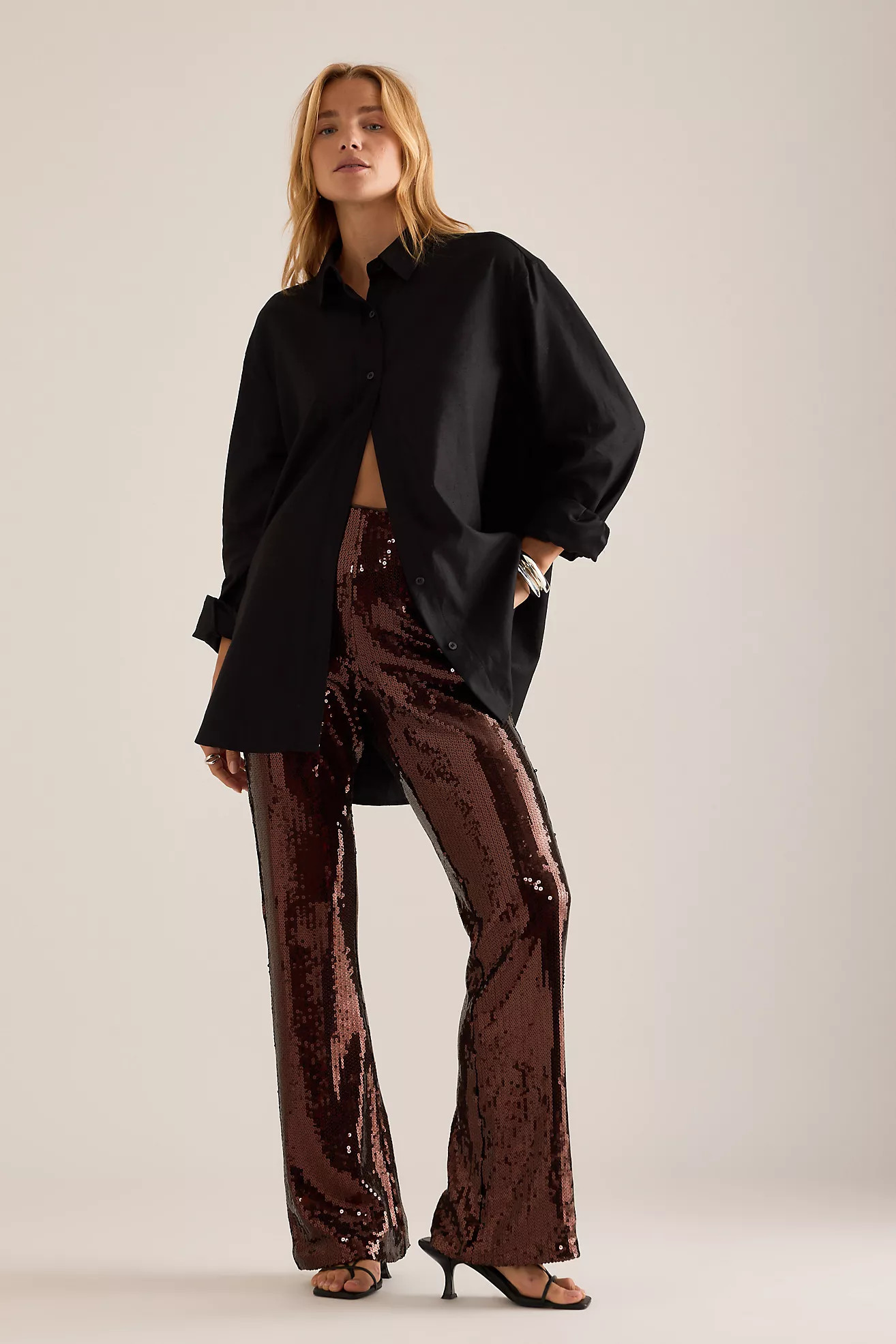 By Anthropologie Sequin Trousers | Anthropologie (UK)