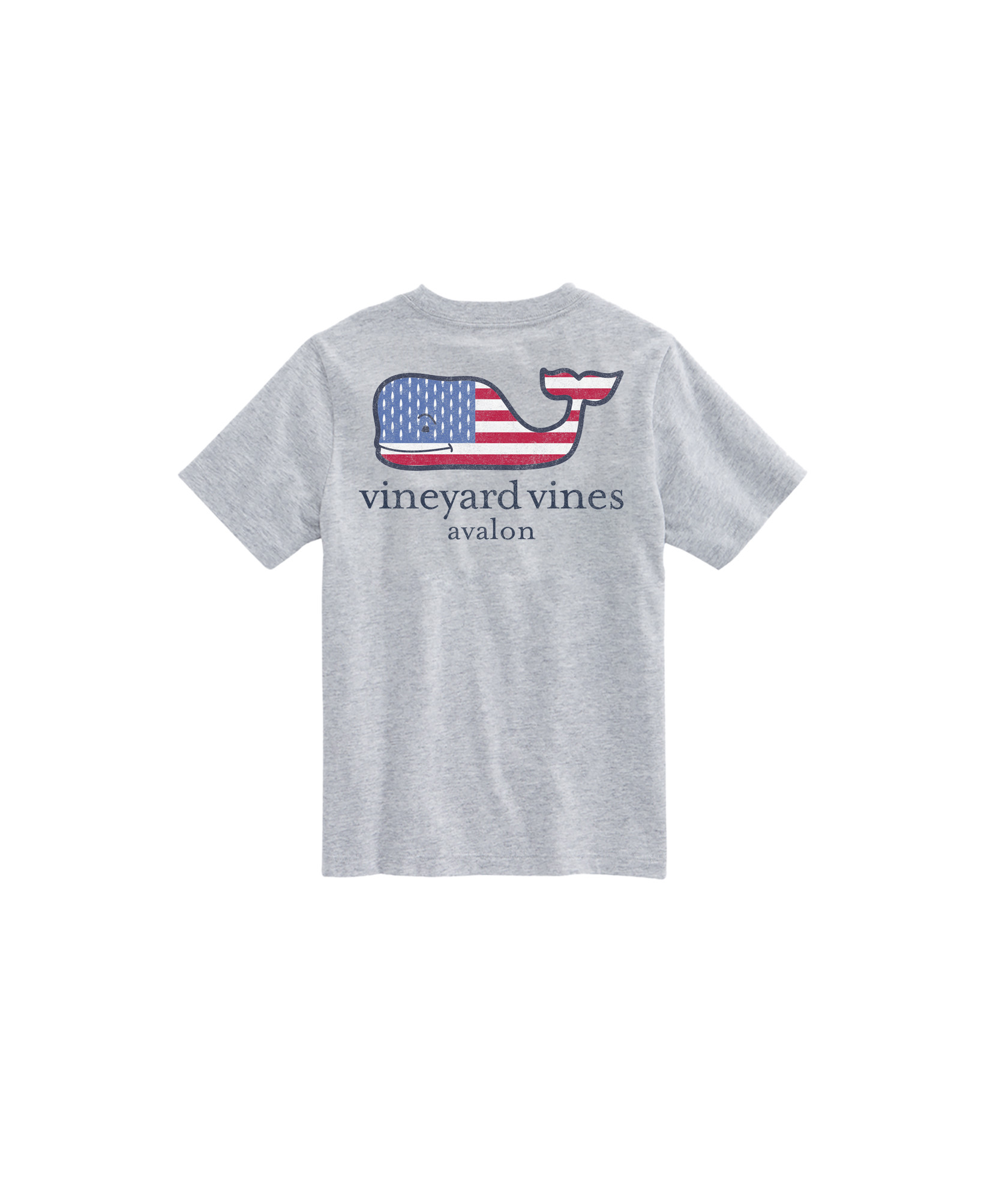Kids' Avalon Icon Flag Whale Short-Sleeve Pocket Tee | vineyard vines