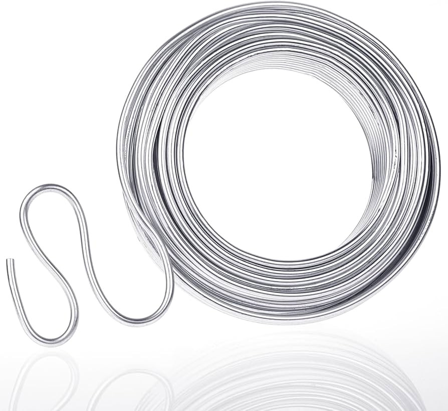 Aluminum Wire, Anezus 9 Gauge 12 Gauge 18 Gauge Bendable Metal Wire Armature Aluminum Craft Wire ... | Amazon (US)