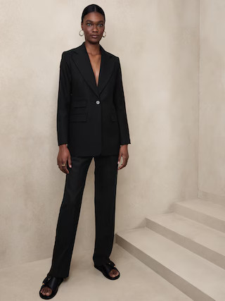 Lido Sculpted Italian Wool Blazer | Banana Republic (US)