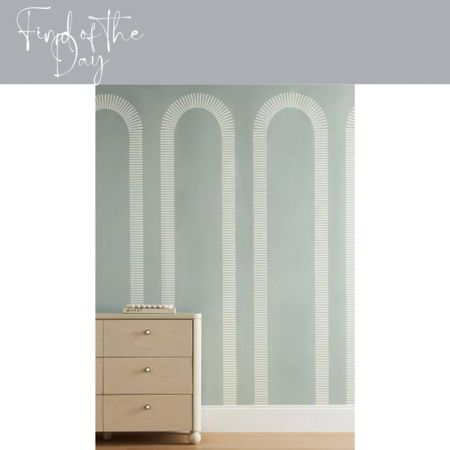 Fancy adding a playful edge to your interior design? This colonnade style wallpaper is a great way of adding color and visual interest to a space!

#LTKhome #LTKfamily #LTKSeasonal