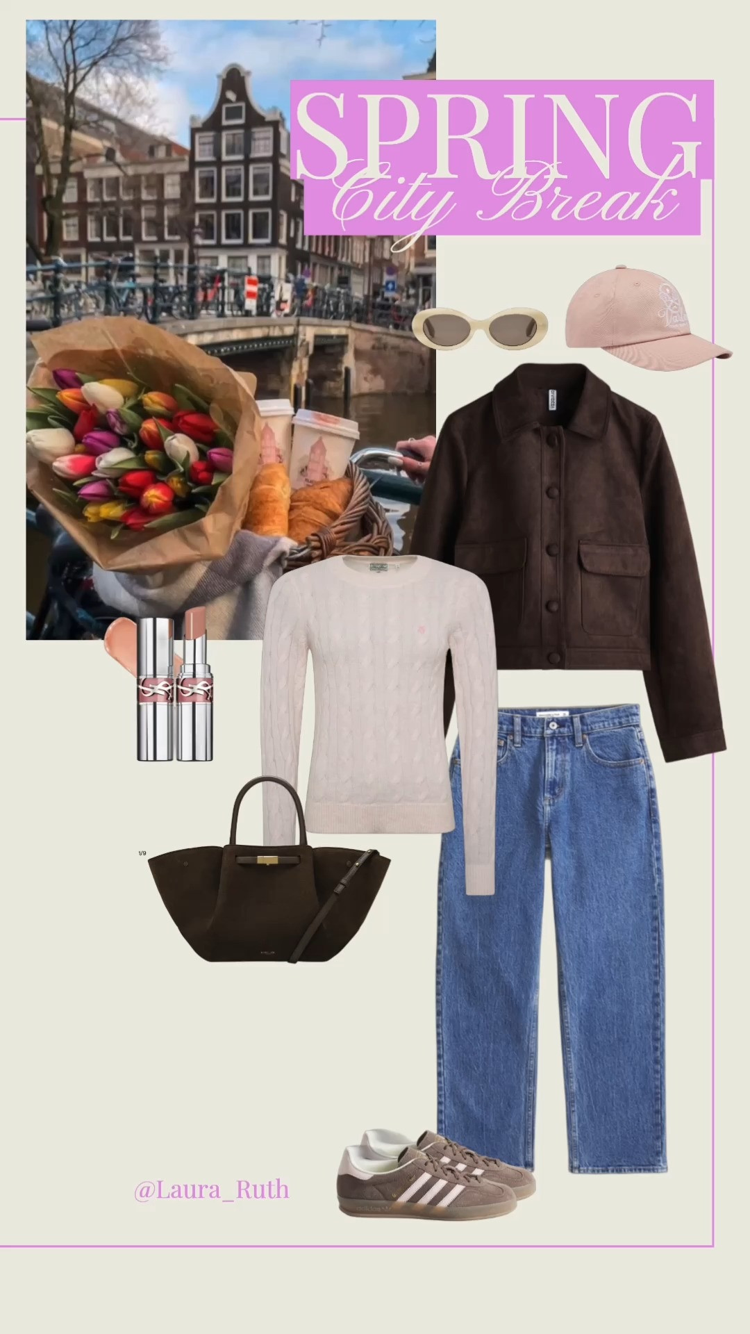 European city break essentials: fresh flowers, slow mornings, a brown suede jacket 🤎 and YSL High Shine Lipstick for that effortless glow 🌸✨ 

 

#LTKuk #LTKspring #LTKtravel