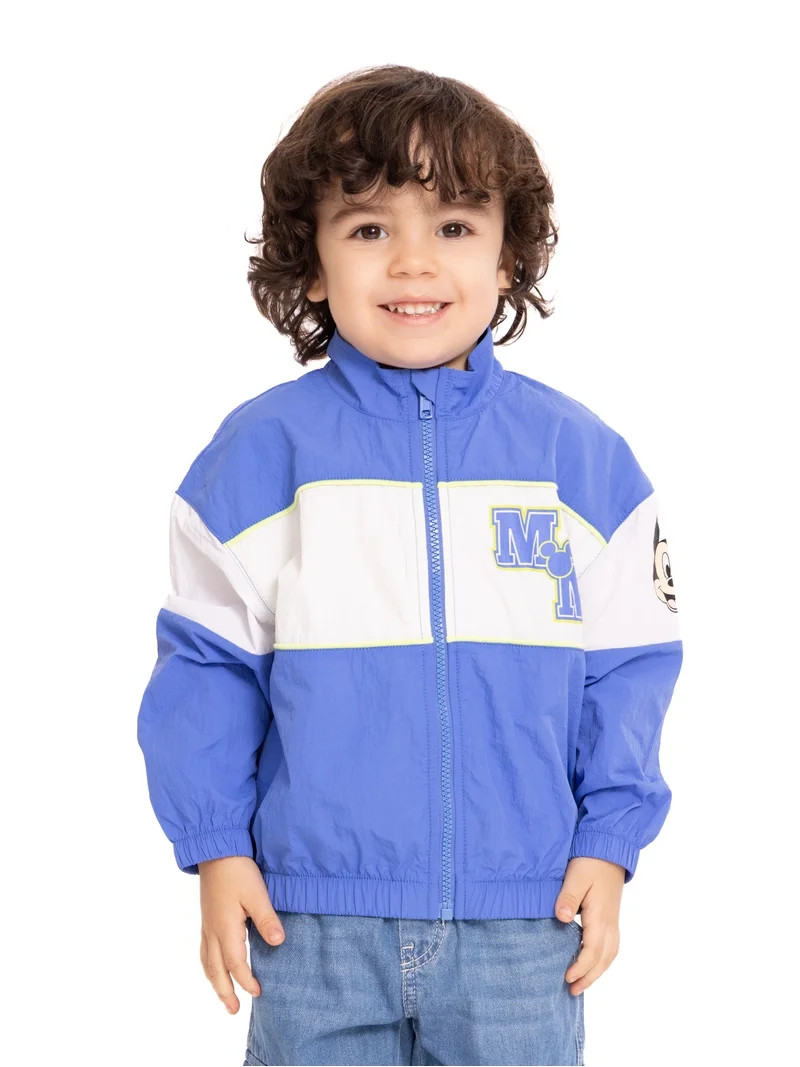 Mickey Mouse Toddler Full Zip Jacket with Long Sleeves, Sizes 12M-5T | Walmart (US)